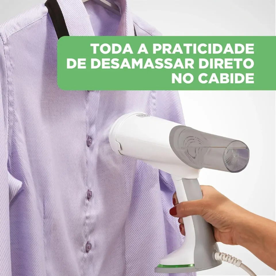 Vaporizador de Roupas 3 em 1: Compacto, Portátil e Bivolt | BDV3000, foto 6