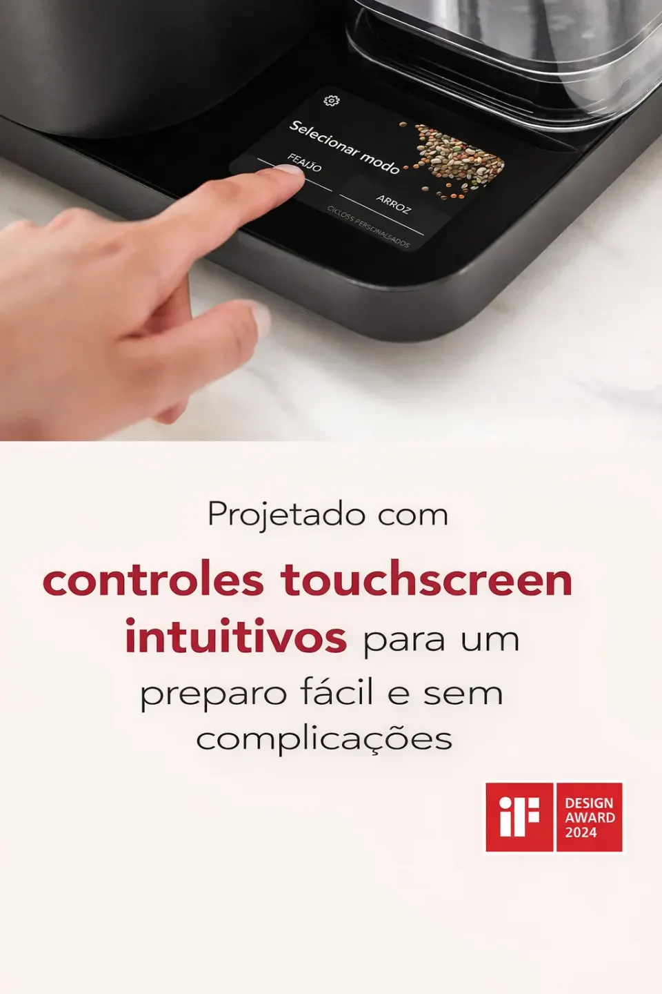 Panela Elétrica com balança integrada com sensor automático + reservatório de água, foto 5
