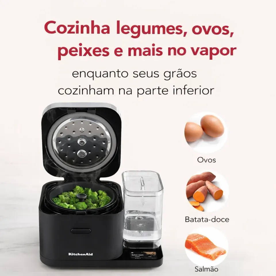 Panela Elétrica com balança integrada com sensor automático + reservatório de água, foto 4