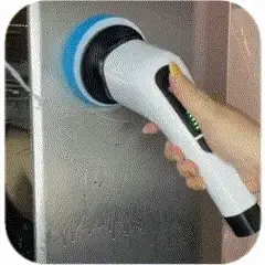 A escova faz o esforço. Você só conduz.