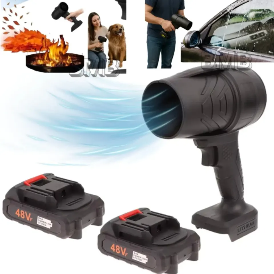 Soprador Turbo AirForce 48V™ | Portátil, Recarregável e com 2 Baterias para Limpeza Pesada, foto 7